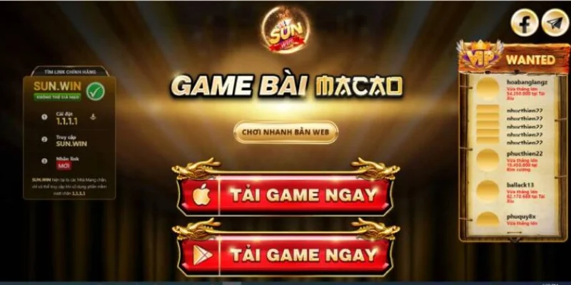 Trang khuyến cáo người chơi kiểm tra khi đăng nhập